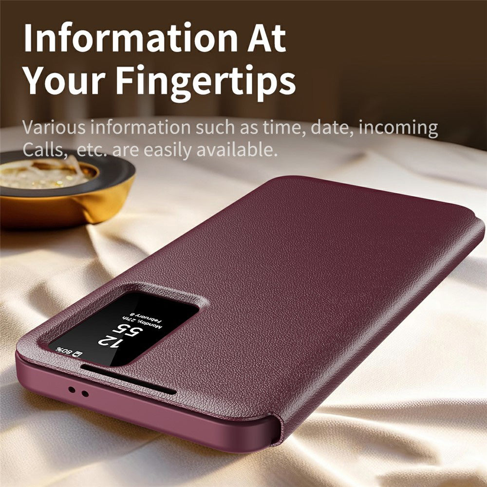 Etui til Samsung Galaxy A57 5G, Techsuit, SmartView, Rød