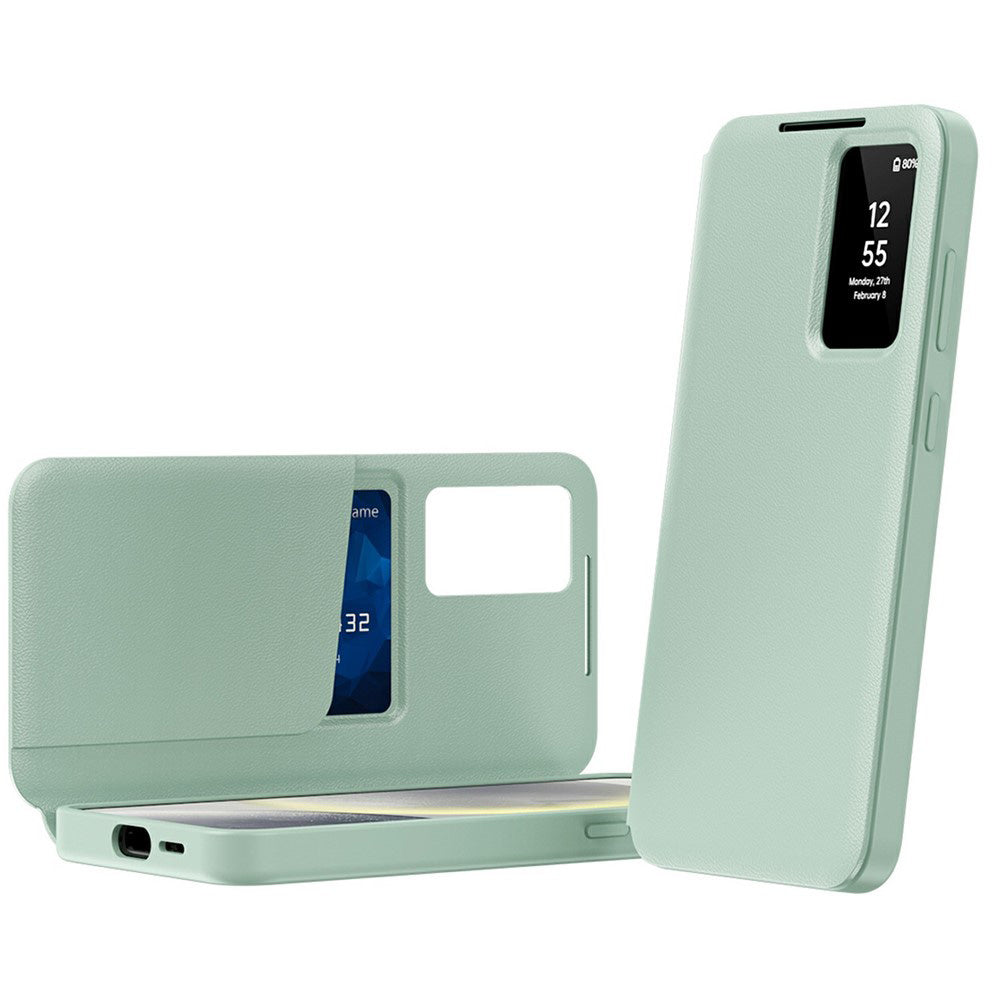 Case for Samsung Galaxy A57 5G, Techsuit, SmartView, Green