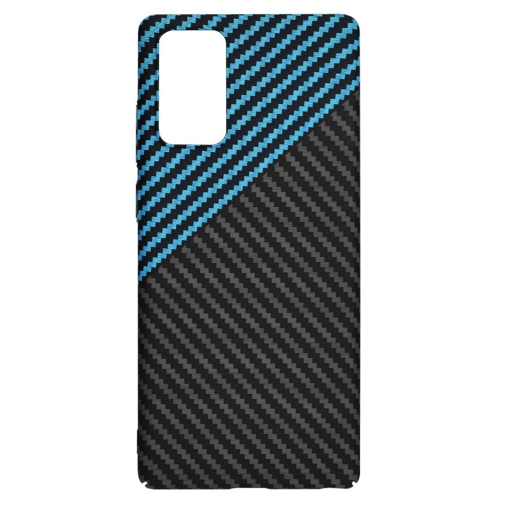 Cover til Samsung Galaxy Note 20 5G N981 / Note 20 N980, Techsuit, Carbonite FiberShell, Sort Blå