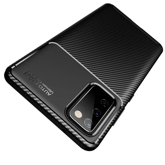 Cover til Samsung Galaxy S20 FE 2022 G781 / S20 FE 5G G781 / S20 FE G780, Techsuit, CarbonFiber, Sort