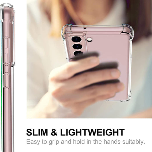 Cover til Samsung Galaxy S21 5G G991, Techsuit, Stødabsorberende Klar, Transparent