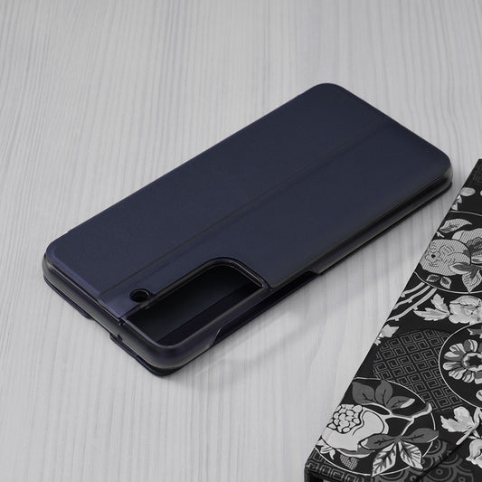 Cover til Samsung Galaxy S21 FE 5G G990, Techsuit, eFold, Mørkeblå
