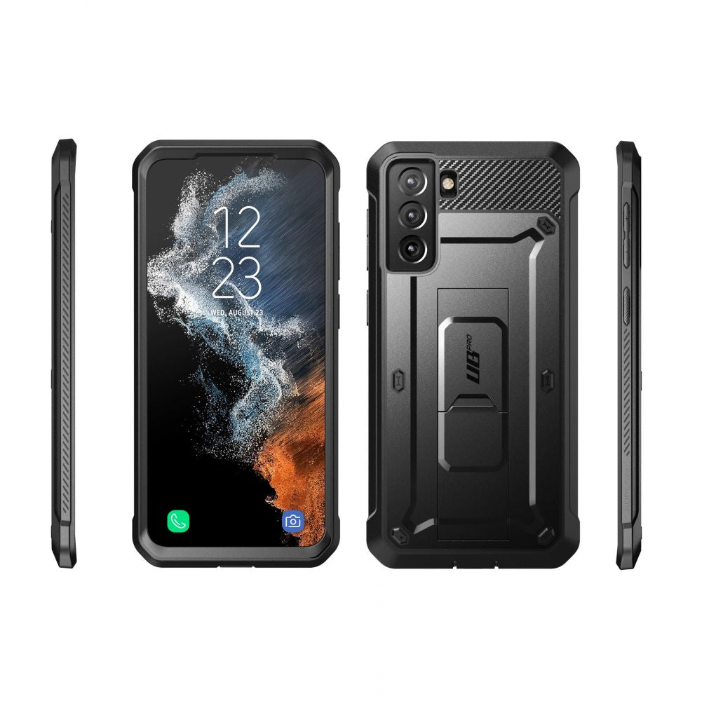 Etui til Samsung Galaxy S22+ 5G S906, Supcase, Unicorn Beetle Pro, Sort