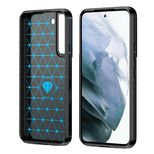 Case for Samsung Galaxy S22+ 5G S906, Techsuit, Carbon, Black