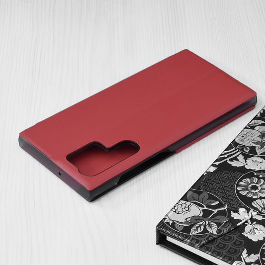 Cover til Samsung Galaxy S22 Ultra 5G S908, Techsuit, eFold, Rød