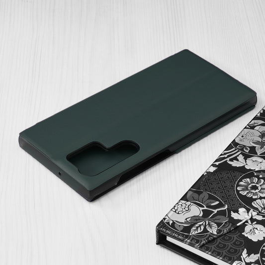 Cover til Samsung Galaxy S22 Ultra 5G S908, Techsuit, eFold, Grøn