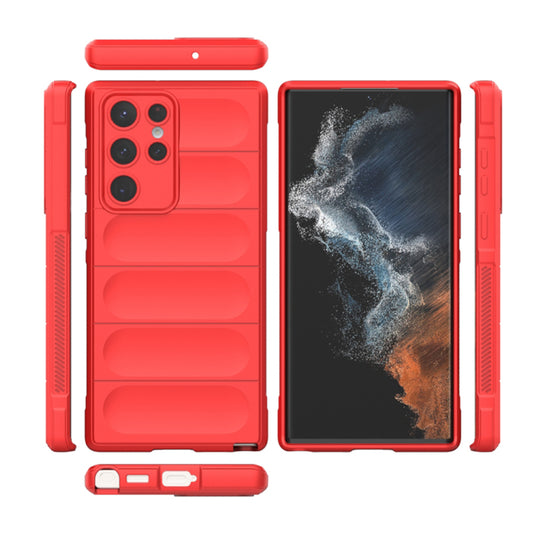 Cover til Samsung Galaxy S22 Ultra 5G S908, Techsuit, Magic Shield, Sort