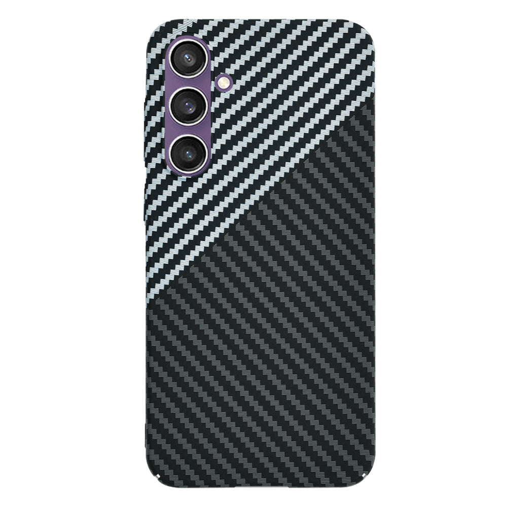 Cover til Samsung Galaxy S23 FE S711, Techsuit, Carbonite FiberShell, Sort Grå