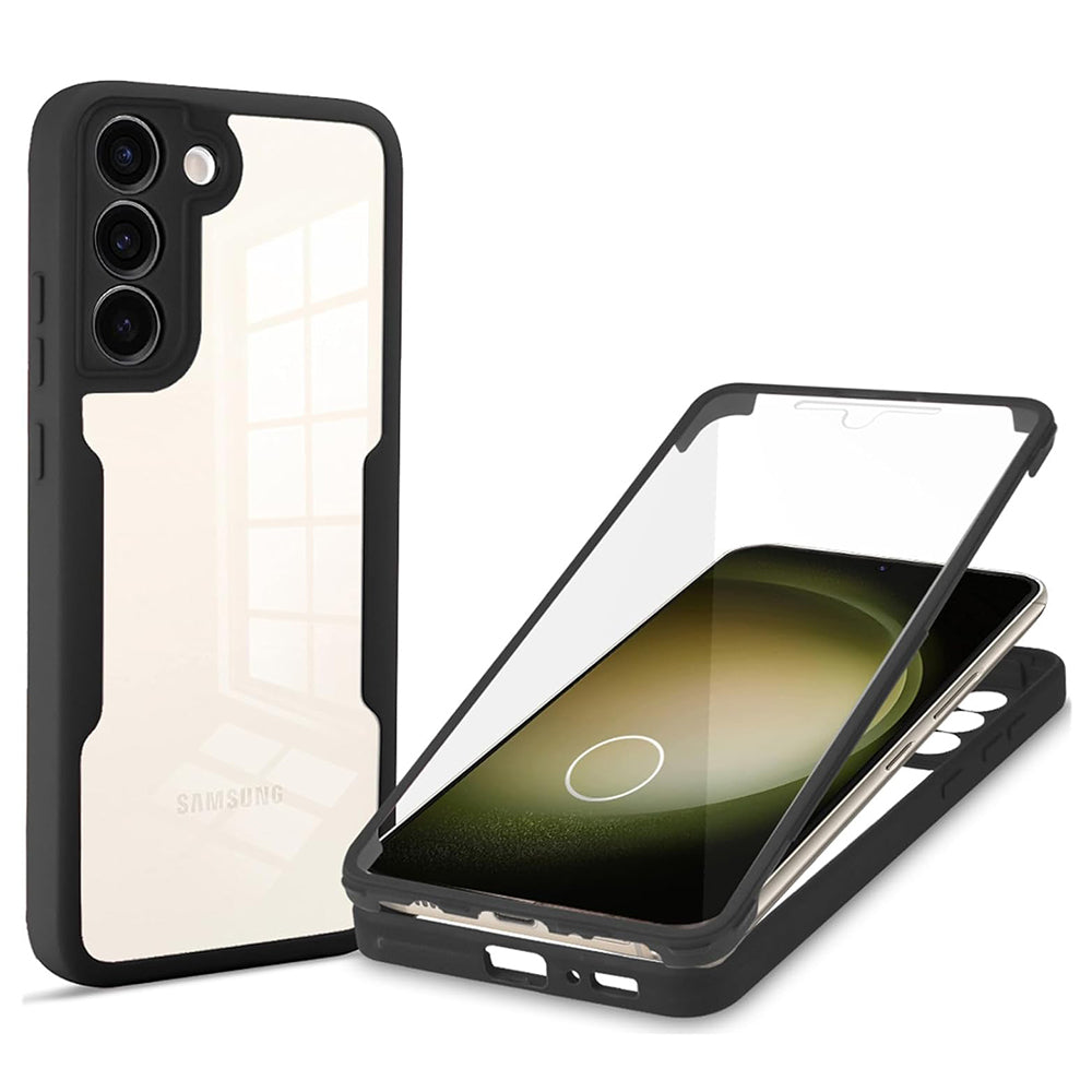 Etui til Samsung Galaxy S23+ S916, Techsuit, ColorVerse 360, Sort