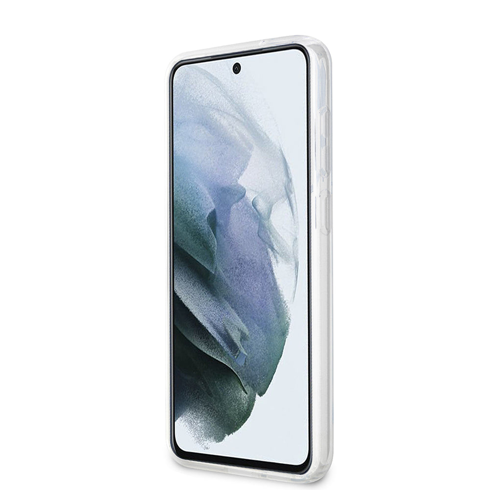 Etui til Samsung Galaxy S23 S911, Karl Lagerfeld, Ikonik Karl, Gennemsigtig