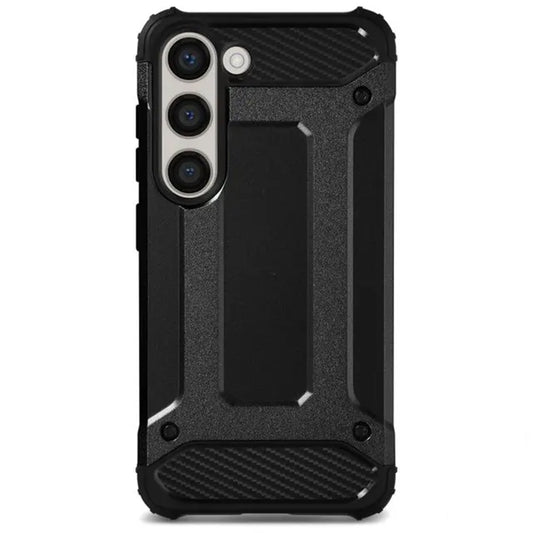Cover til Samsung Galaxy S23 S911, Techsuit, Hybrid Armor, Sort