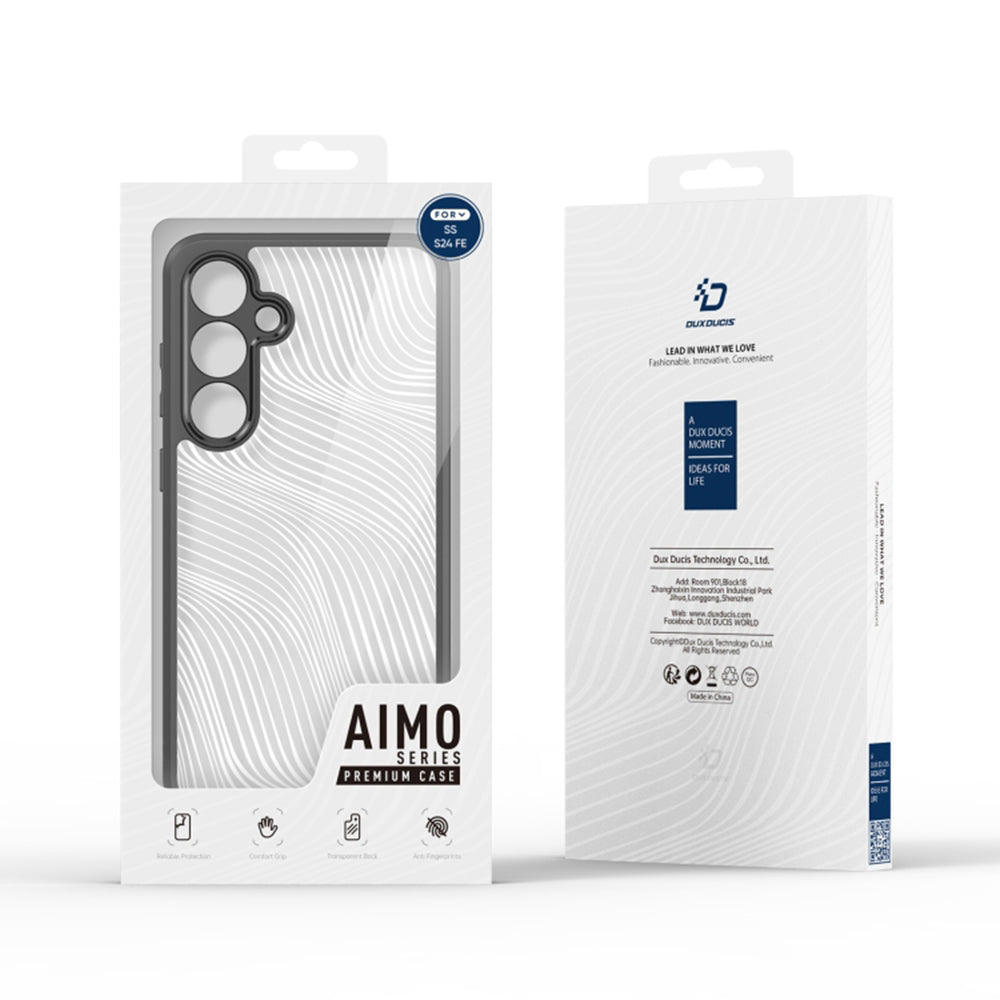 Etui til Samsung Galaxy S24 FE S721, DUX DUCIS, Aimo, Sort