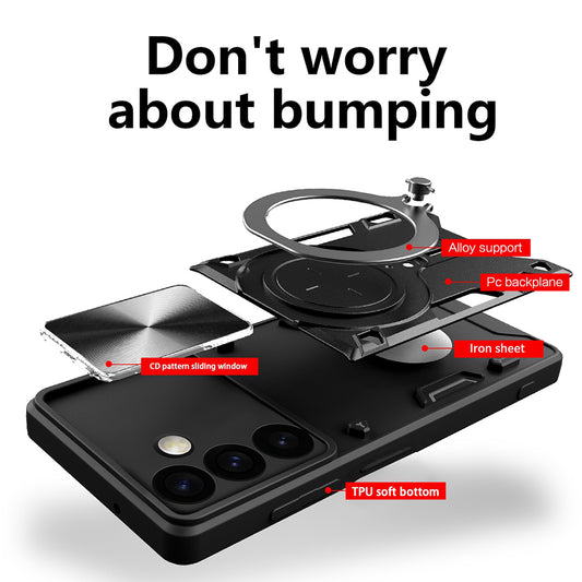 Cover til Samsung Galaxy S24 FE S721, Techsuit, CamGuard Pro, Blå