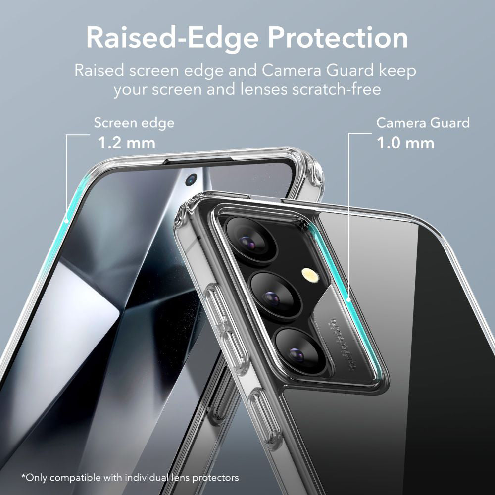 Etui til Samsung Galaxy S24+ S926, ESR, Air Shield Boost Kickstand, Gennemsigtig