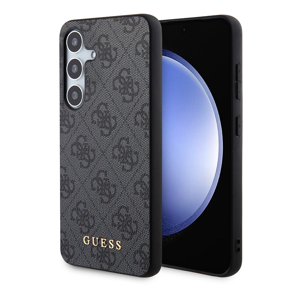 Etui til Samsung Galaxy S24+ S926, Guess, 4G Metal Gold Logo, Sort