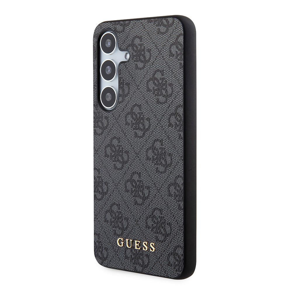 Etui til Samsung Galaxy S24+ S926, Guess, 4G Metal Gold Logo, Sort