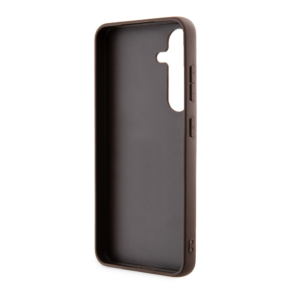 Etui til Samsung Galaxy S24+ S926, Guess, 4G Stripe, Brun