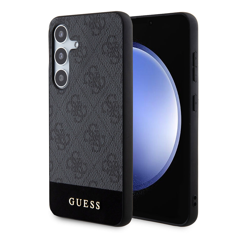 Etui til Samsung Galaxy S24+ S926, Guess, 4G Stripe, Sort