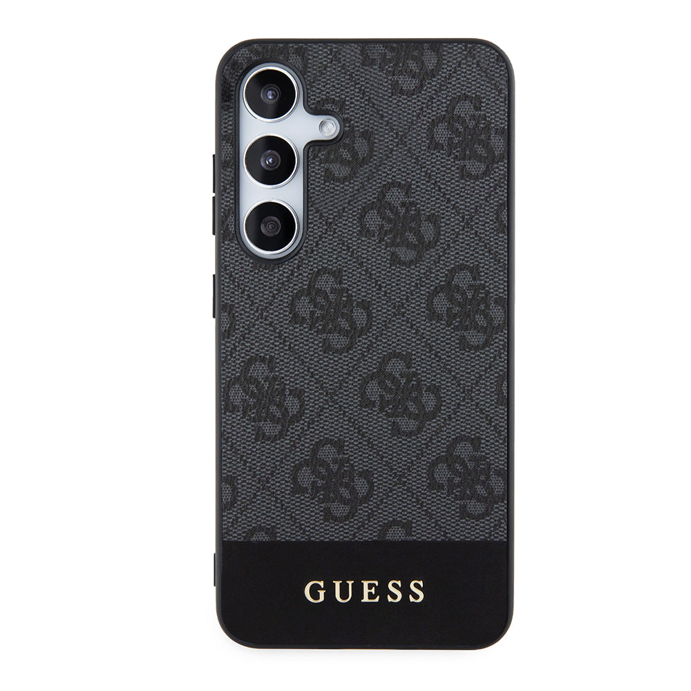 Etui til Samsung Galaxy S24+ S926, Guess, 4G Stripe, Sort