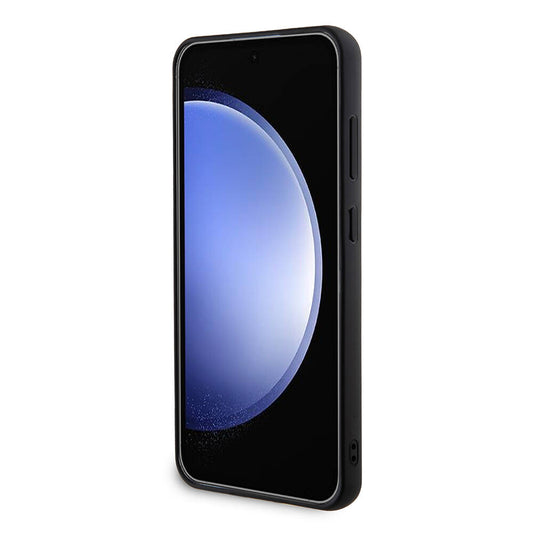 Etui til Samsung Galaxy S24+ S926, Guess, Rhinestone Triangle Logo, Gylden