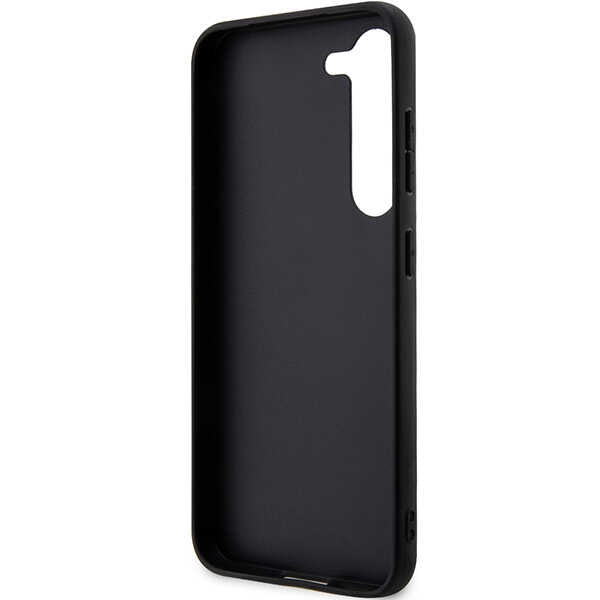 Etui til Samsung Galaxy S24+ S926, Karl Lagerfeld, Saffiano Monogram Metal Logo, Sort