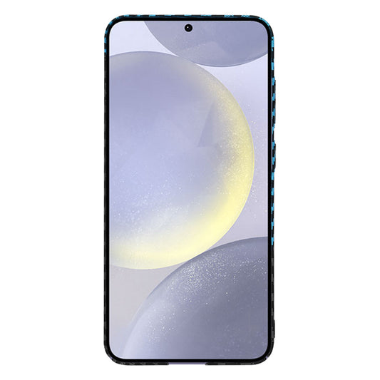 Cover til Samsung Galaxy S24+ S926, Techsuit, Carbonite FiberShell, Sort Blå