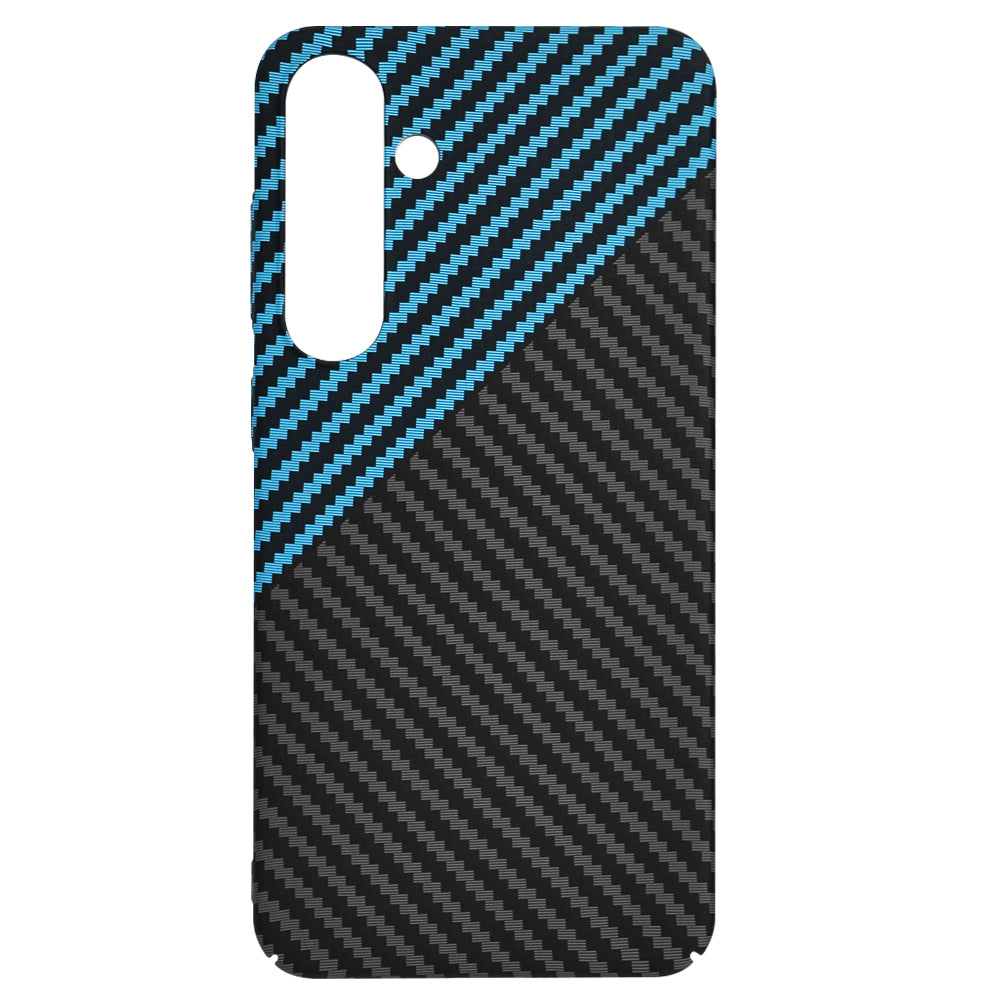 Cover til Samsung Galaxy S24+ S926, Techsuit, Carbonite FiberShell, Sort Blå
