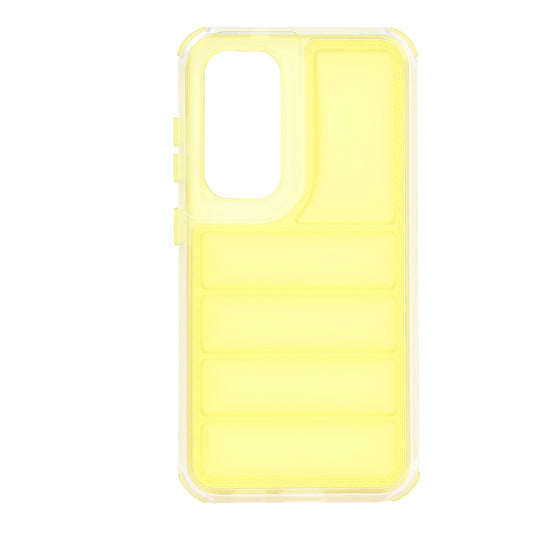 Cover til Samsung Galaxy S24+ S926, Techsuit, Wave Shield, Gul