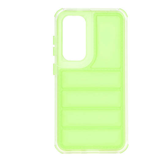 Cover til Samsung Galaxy S24+ S926, Techsuit, Wave Shield, Grøn