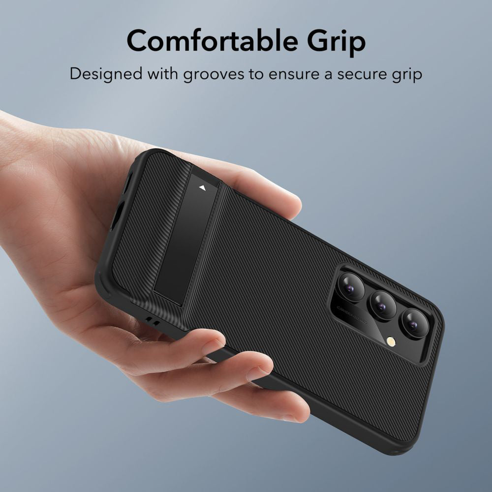 Etui til Samsung Galaxy S24 S921, ESR, Air Shield Boost Kickstand, Sort