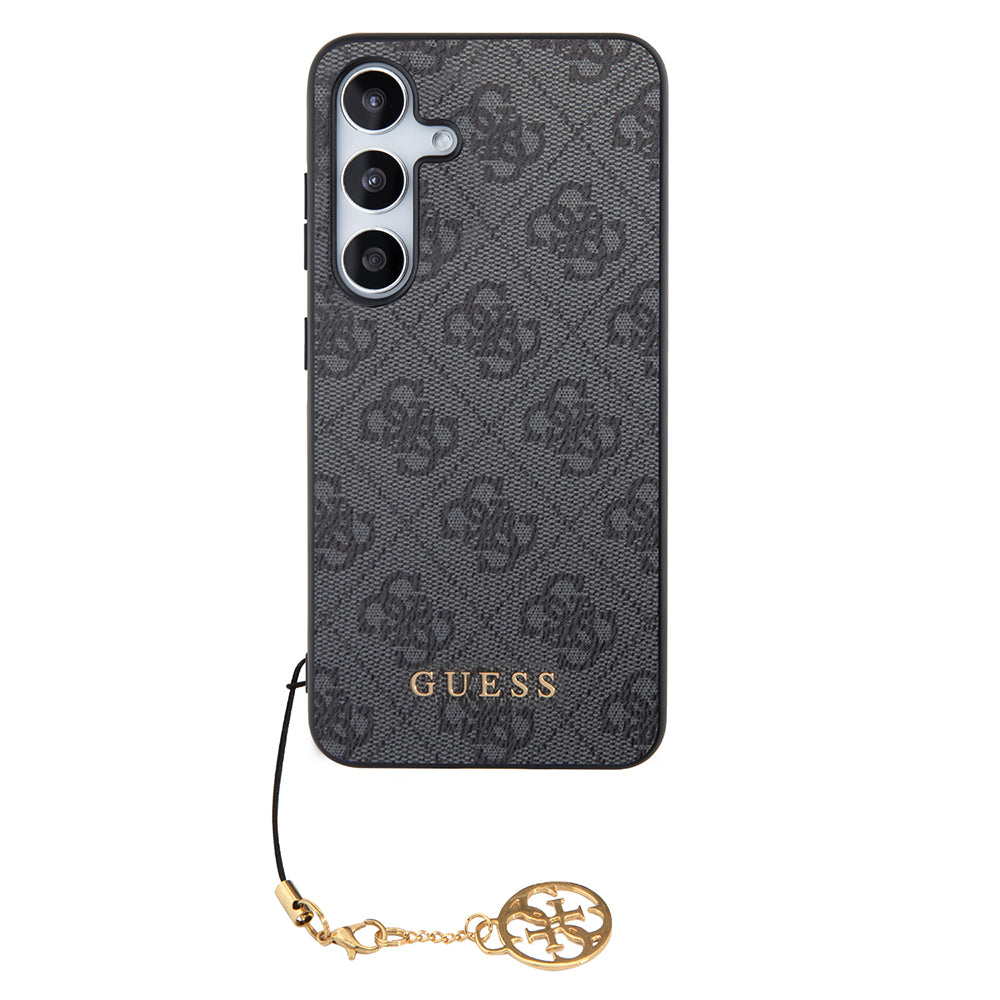 Etui til Samsung Galaxy S24 S921, Guess, 4G Charm, Sort