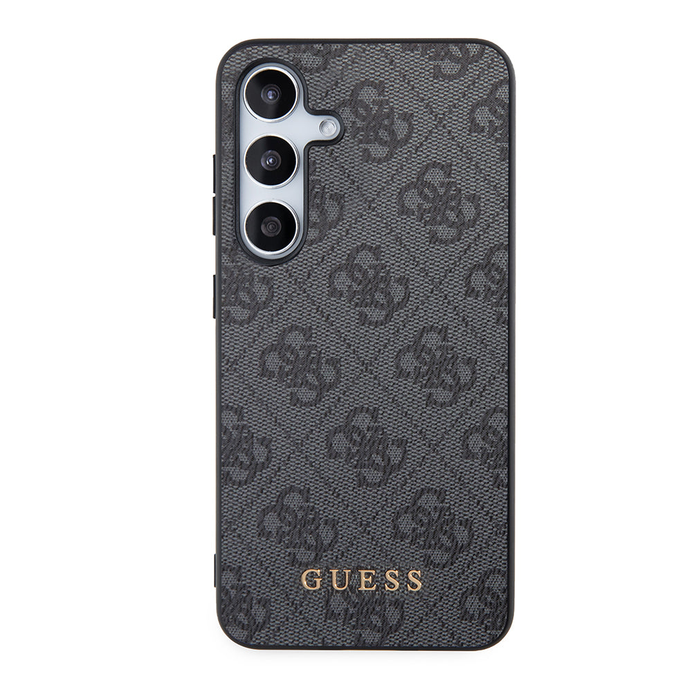 Etui til Samsung Galaxy S24 S921, Guess, 4G Metal Gold Logo, Sort