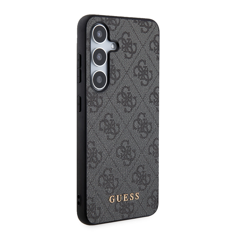 Etui til Samsung Galaxy S24 S921, Guess, 4G Metal Gold Logo, Sort