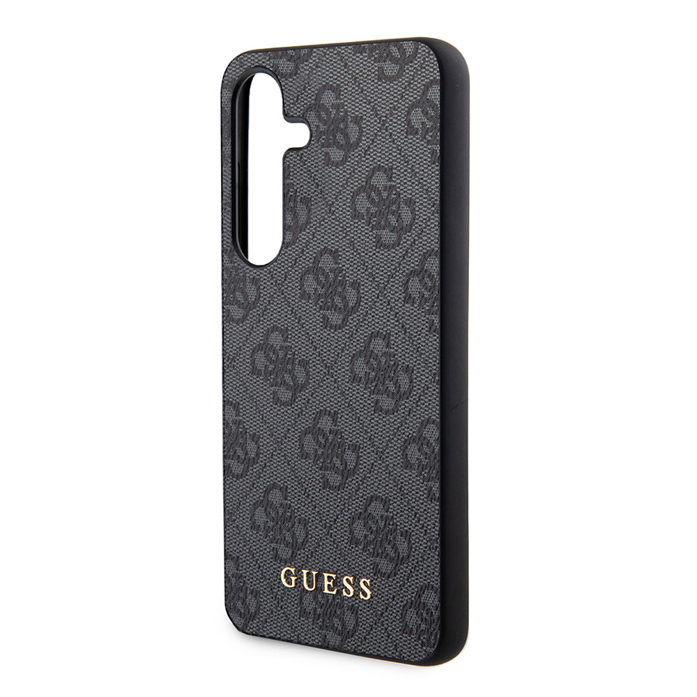 Etui til Samsung Galaxy S24 S921, Guess, 4G Metal Gold Logo, Sort