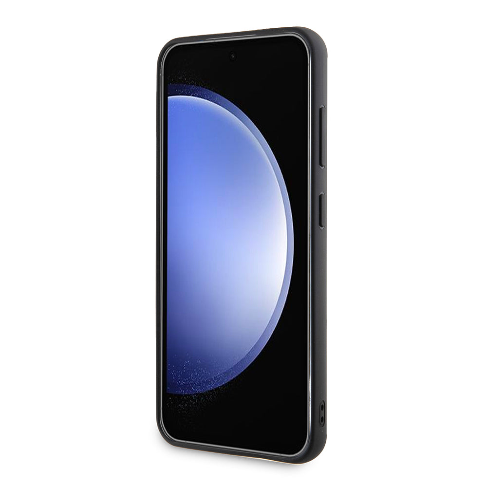 Cover til Samsung Galaxy S24 S921, Karl Lagerfeld, 3D Rubber Ikonik Karl, Sort