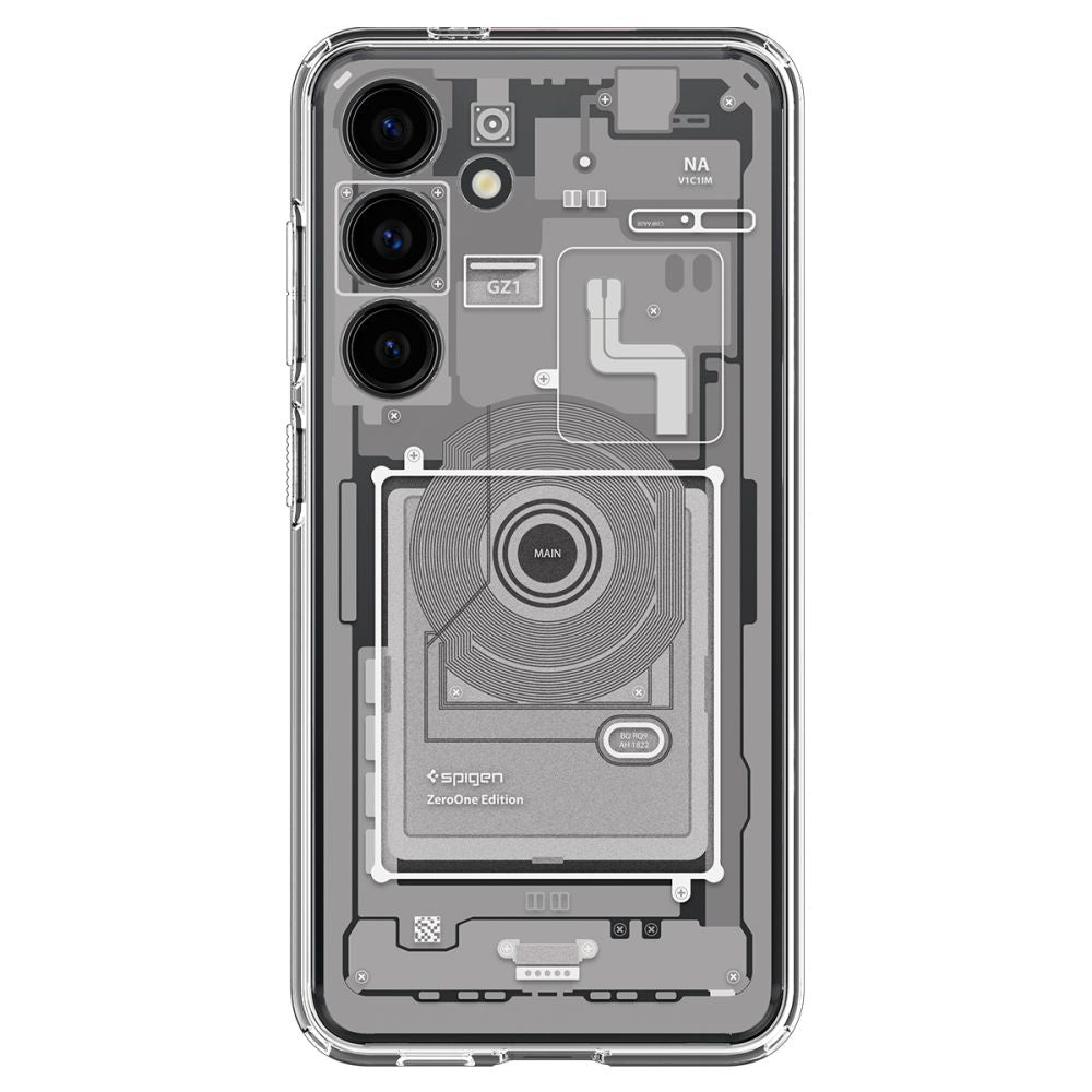 Case for Samsung Galaxy S24 S921, Spigen, Ultra Hybrid Zero One, White