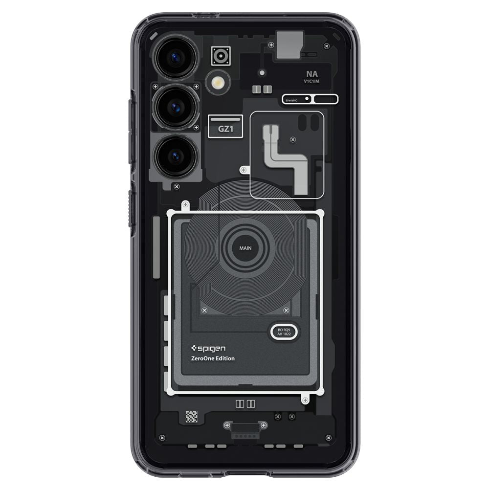 Etui til Samsung Galaxy S24 S921, Spigen, Ultra Hybrid Zero One, Mat Sort ACS07350