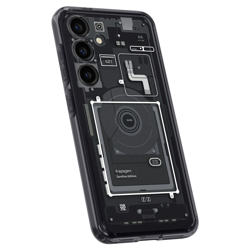 Etui til Samsung Galaxy S24 S921, Spigen, Ultra Hybrid Zero One, Mat Sort ACS07350