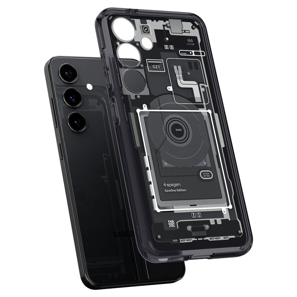 Etui til Samsung Galaxy S24 S921, Spigen, Ultra Hybrid Zero One, Mat Sort ACS07350