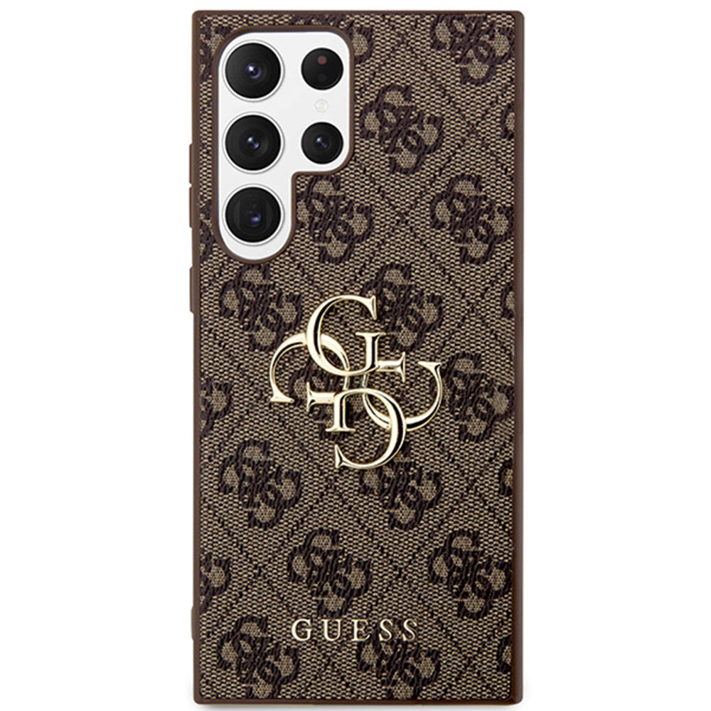 Etui til Samsung Galaxy S24 Ultra S928, Guess, 4G Big Logo, Brun