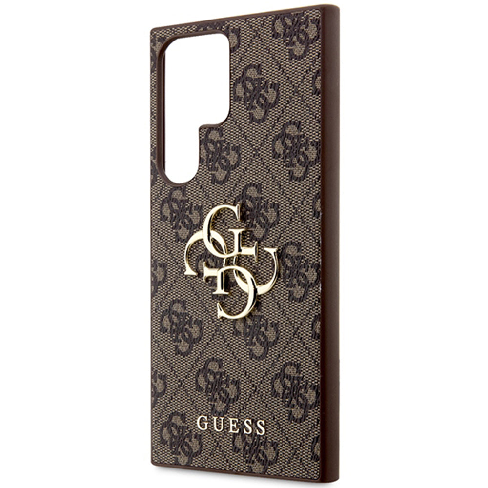 Etui til Samsung Galaxy S24 Ultra S928, Guess, 4G Big Logo, Brun