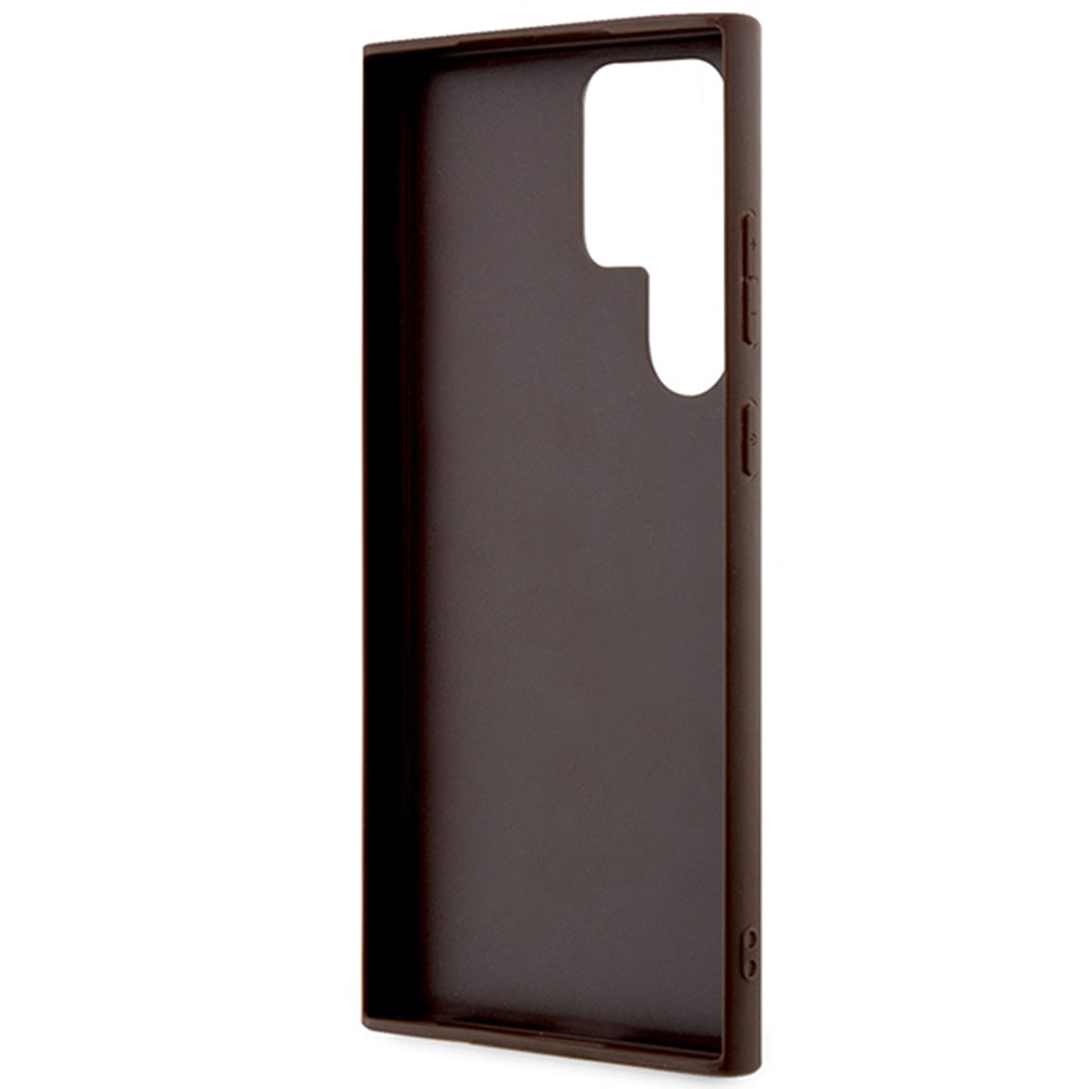 Etui til Samsung Galaxy S24 Ultra S928, Guess, 4G Big Logo, Brun