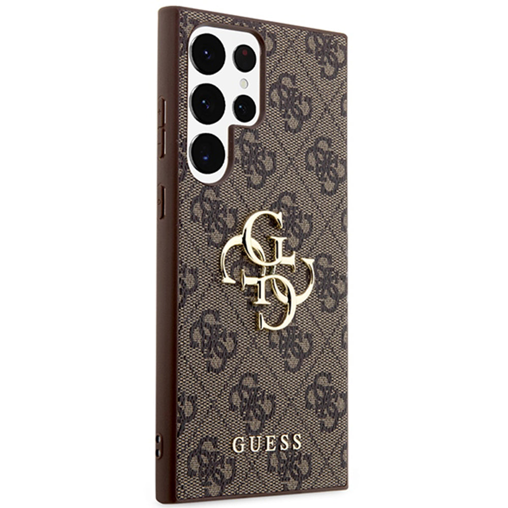 Etui til Samsung Galaxy S24 Ultra S928, Guess, 4G Big Logo, Brun