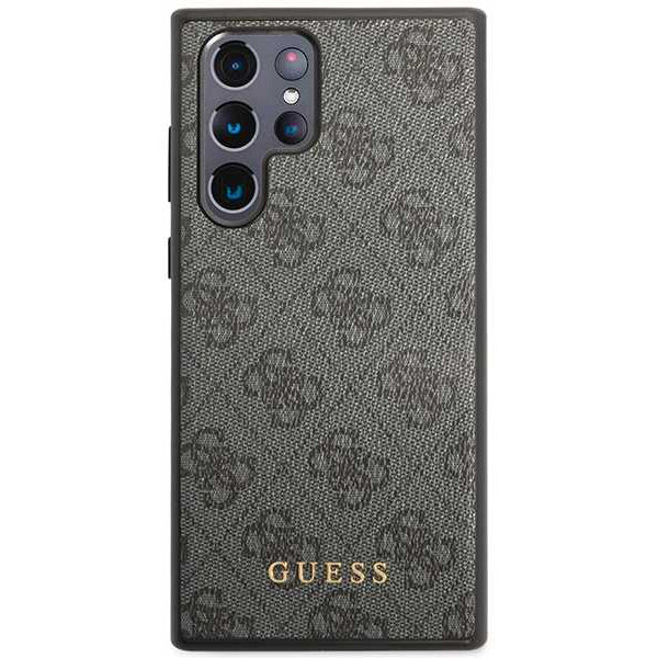 Etui til Samsung Galaxy S24 Ultra S928, Guess, 4G Metal Gold Logo, Sort