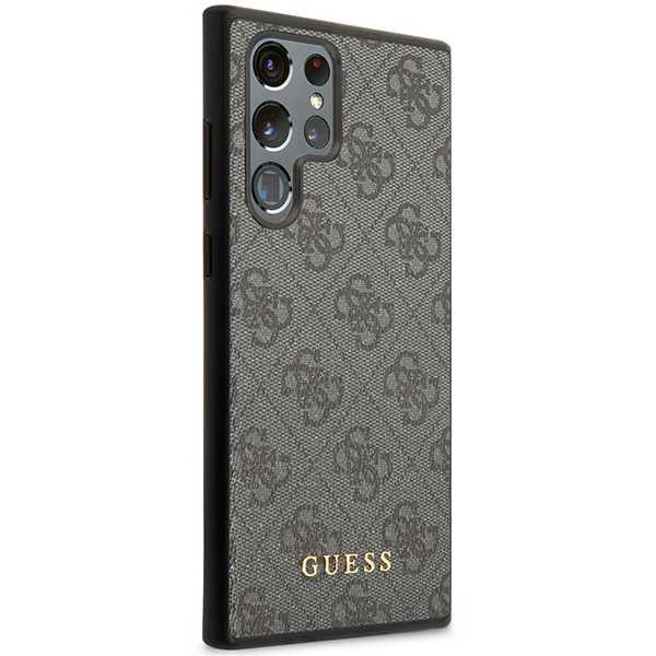 Etui til Samsung Galaxy S24 Ultra S928, Guess, 4G Metal Gold Logo, Sort