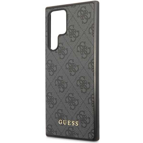Etui til Samsung Galaxy S24 Ultra S928, Guess, 4G Metal Gold Logo, Sort