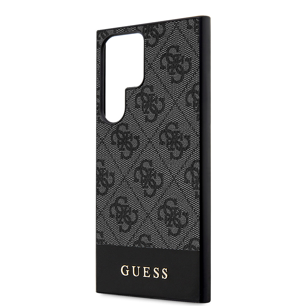 Etui til Samsung Galaxy S24 Ultra S928, Guess, 4G Stripe, Sort