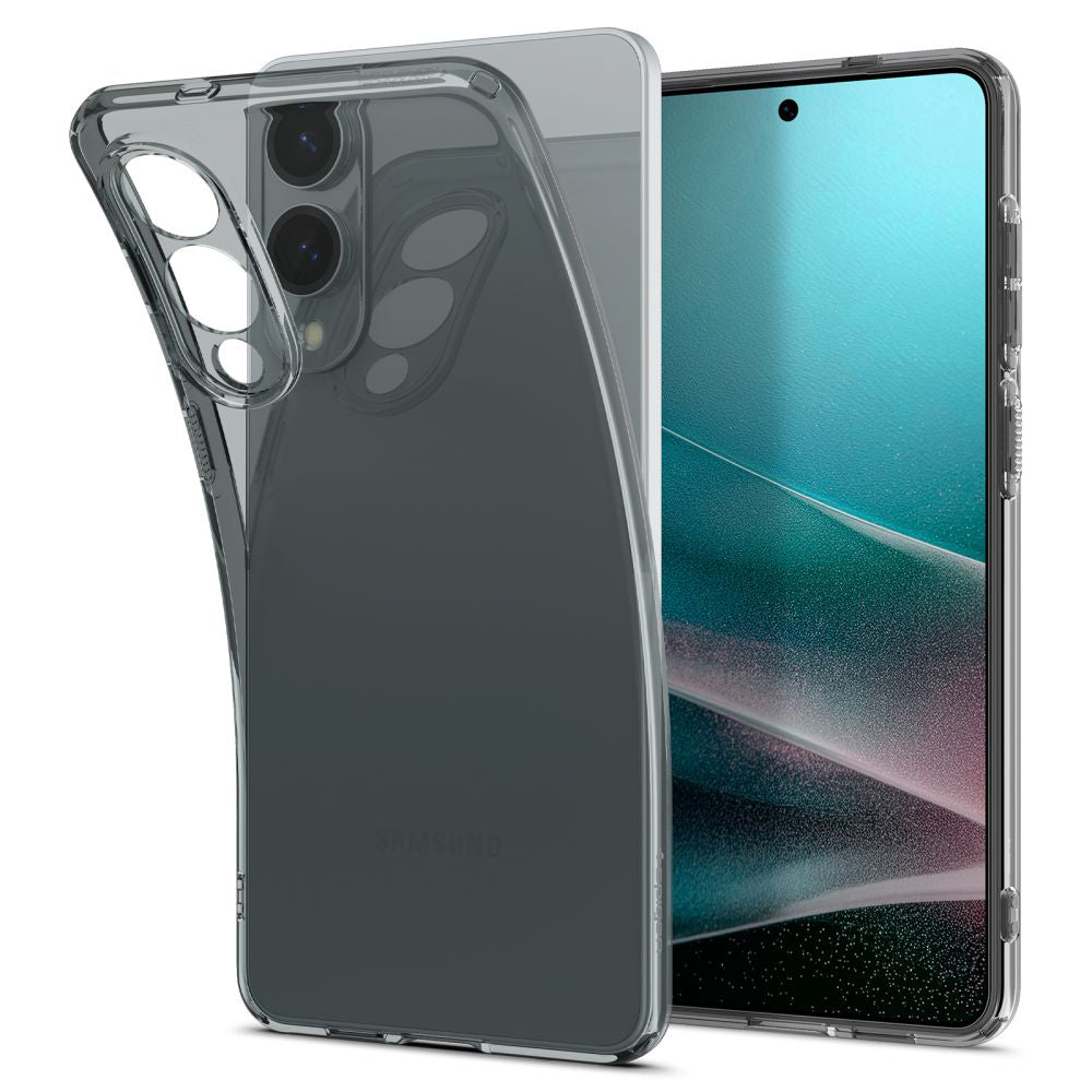 Etui til Samsung Galaxy S25 Edge S937, Spigen, Liquid Crystal, Røgfarvet ACS09426