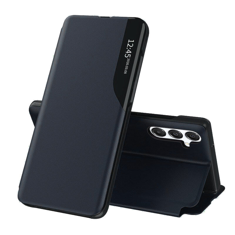 Case for Samsung Galaxy S25 FE, Techsuit, eFold, Dark Blue