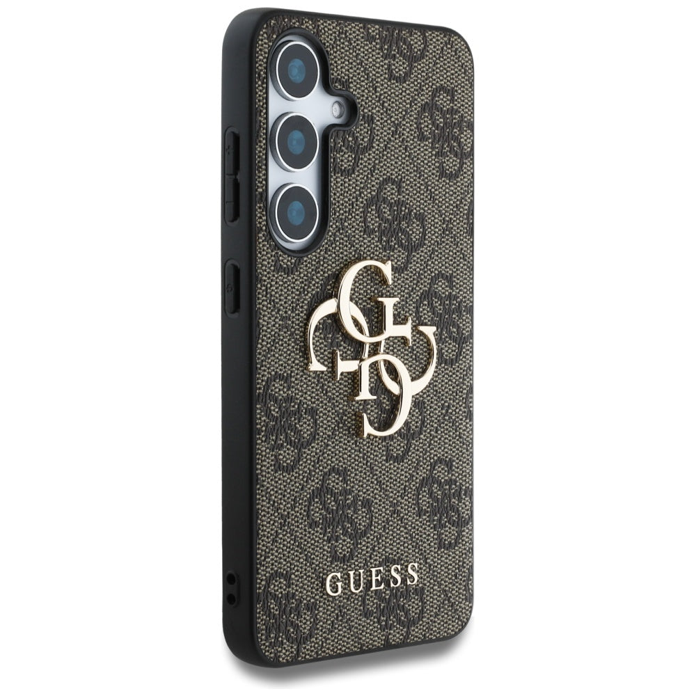 Etui til Samsung Galaxy S25+ S936, Guess, 4G Big Logo, Brun